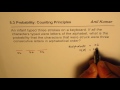 Probability and Counting Principles