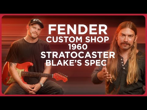 The Best Fiesta Red Stratocaster Ever?! Blake's Spec Fender Custom Shop Strat