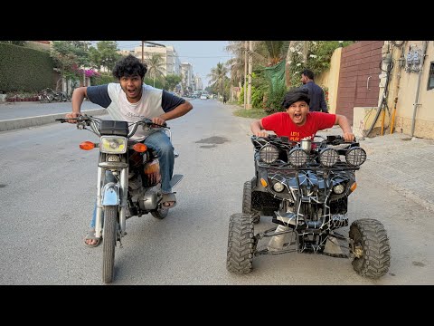 Drag Race Ali Atv buggi vs Abdullah 125😳 || Ali ny Atv Buggi pr drifting ki 😱