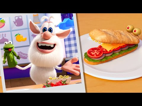 Booba 🥪 Essen Puzzle Lustige Sandwiches 🐸🐊 Lustige Cartoons für Kinder - Booba ToonsTV