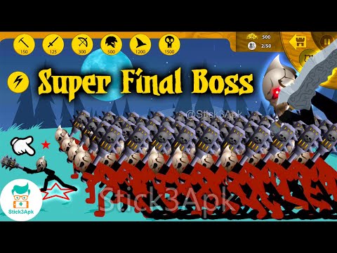 😏 HOW TO BEAT Super Stick Figure FINAL BOSS 💀?! x99999 HP | Stick War Legacy Mod | Stick3Apk