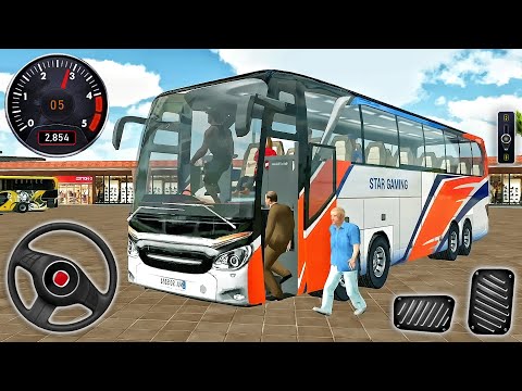 Realistic City Bus Driving 3D - Bus Simulator 3D 2024 - Android GamePlay