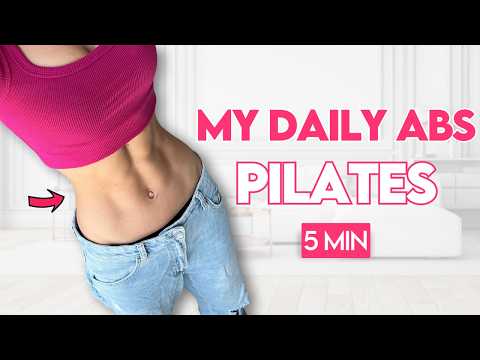 Toned Deep Abs Everyday Workout | 5 min Pilates at Home (Intense)