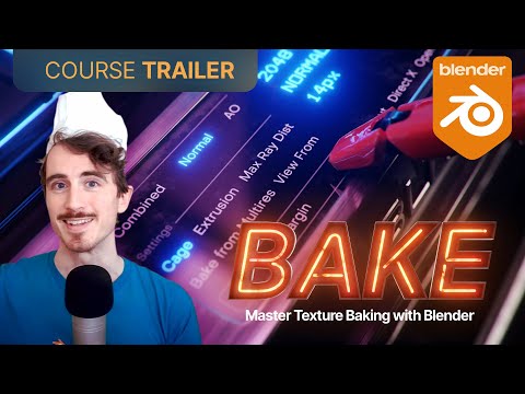 Master Texture Baking with Blender | BAKE | Course Trailer
