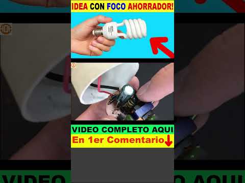 Antes de Tirar tu Foco Ahorrador Mira este Video!