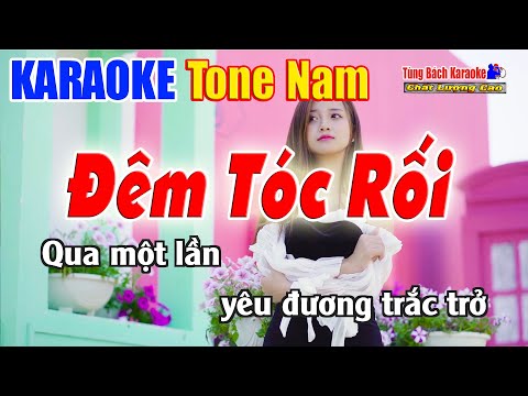 Karaoke Đêm Tóc Rối ( Tone Nam ) Nhạc Sống Tùng Bách