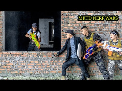 Opportunistic thief. Gunfight between special agents || MKTD Nerf Wars