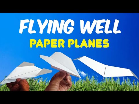 how to make 3 easy paper airplanes - different types of paper airplanes - Paper plane Channel