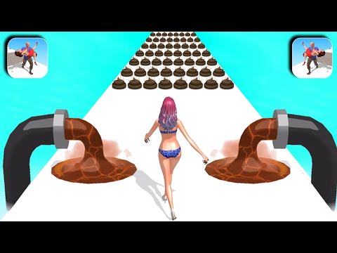 Playing 1001 Tiktok Satisfying App Mobile Games Clothes Run, Twerk Race PX38Z188