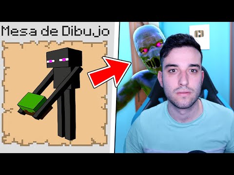 MINECRAFT pero TODO lo que DIBUJO APARECE en la VIDA REAL 😱
