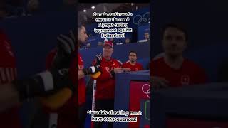 Canada continues to cheat in the men's Olympic curling tournament against Switzerland!