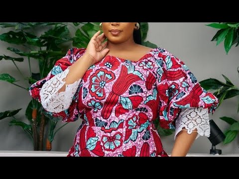 100+ TRÈS BELLE TENUE AFRICAINE DE ROBE LONGUE : 2024 WAX/PAGNE KAFTAN STYLES, BUBU & LACE STYLES