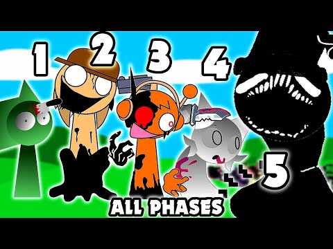 SPRUNKI ALL PHASES (0-6) | Incredibox Sprunki Pibby Fnf (Horror Mod Sprunki)