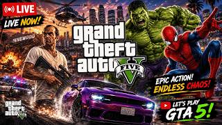 🔴 GTA 5 लाइव – पलक मत झपकना! सीक्रेट मॉड एक्टिवेट हो गया 🤯 #gtalive #gtaonline