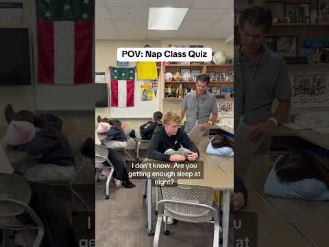 Someone needs to get his priorities straight #funny #funnyteacher #napclass
