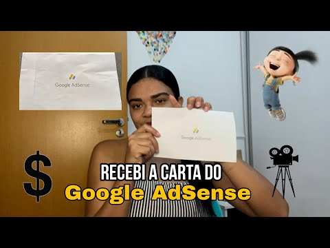 Minha carta do Google Adsense CHEGOU!!