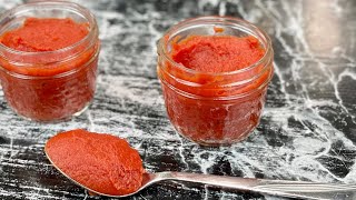 Voici comment faire du concentré de tomate maison et le conserver 1 an 🥫