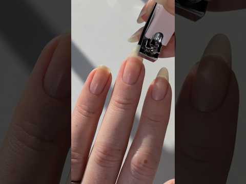 you thought I wouldn’t do it 😏✂️#nails #nailart #nailtutorial #shortnails #naturalnails #asmr