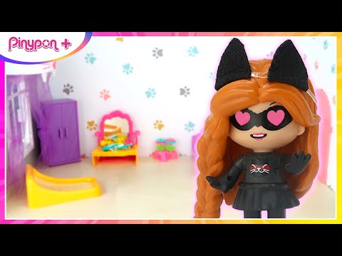 😸¡Construimos la habitación de  CATWOMAN!😸 🌈 Pinypon Plus Juguetes