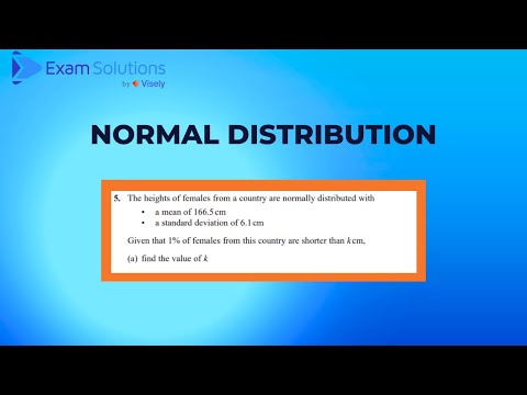 A level Edexcel 2021 November Paper 3 Statistics Q5 - Normal Distribution | ExamSolutions