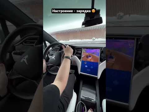 Чем занимается Варпач на зарядке - Tesla Model X #shorts