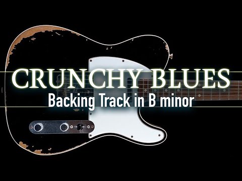 Crunchy Funky Blues Backing Track in B minor | SZBT 1068