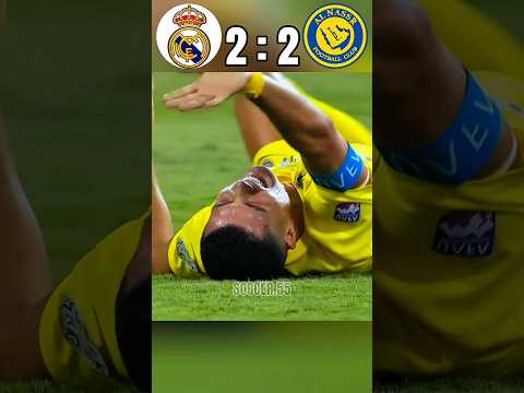 Al-Nassr Ronaldo injury 😱🤯 Al-Nassr vs Real madrid 🔥 Cr7 vs mbappe ||🥶final match #shorts #soccer