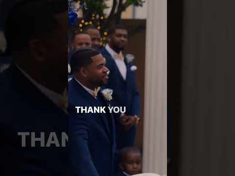 Groom losses it when the bride walks down the aisle 🥺😭 . #bride #groom  #weddingmoments #ourwedding