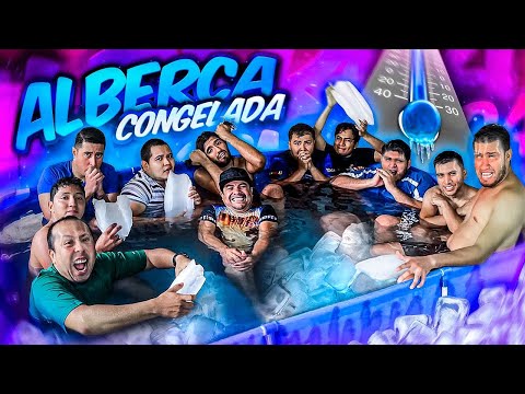 🔥RETO DE LA ALBERCA CONGELADA EL ULTIMO EN SALIR GANA🥶