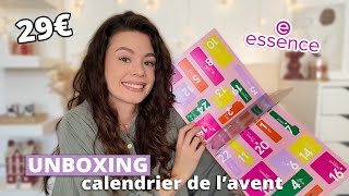 UNBOXING Calendrier de l’avent ESSENCE (29€) + concours 🎁