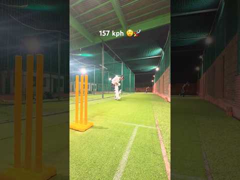 How 157 kph looks like . #cricket #cricketlover #cricketgear #bowlervibes #crichead
