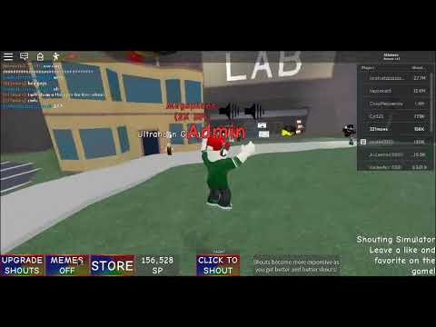 Roblox Shouting Simulator Admin Code 06 2021 - code for shouting simulator in roblox