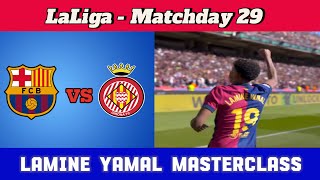 Lamine Yamal incredible skills vs Girona [LaLiga-Matchday 29]