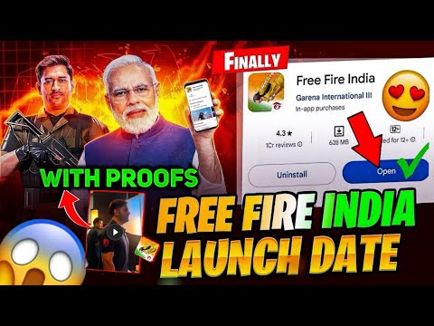 Free Fire India Launch Date Confirm 🥳 || Free Fire India Confirm Date? ||  Free Fire Release Date 🤯