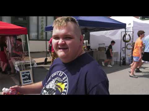 Chris On The Streets! : July 4th/ Summer Sidewalk Art Festival Bangor, Maine @downtownbangormaine