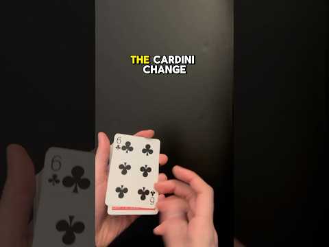 Cardini Change - Tutorial #magic #tutorial #shorts #magictricks