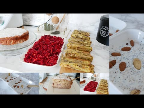 فطور وغداء وعشاء/وجبات صيفية/ كيكة جوز الهند/خبز القرع معمر بالطون / سلطة الباربة /سيكوك بدون كلوتين