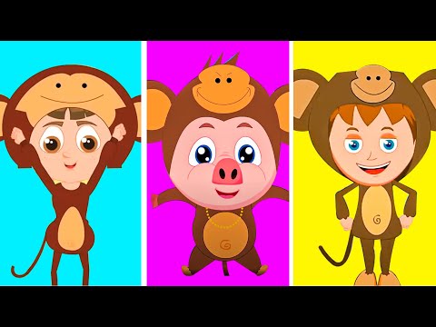 Five Little Monkeys + More Nursery Rhymes for Children by Schoolies