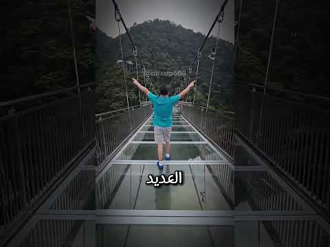 هل الجسور  الزجاجيه الصينيه ستقع بالناس؟ 😱