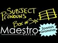 Exploring Subject Pronouns in Spanish
