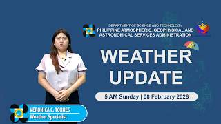 Public Weather Forecast issued at 5 AM | February 8, 2026 - Sunday