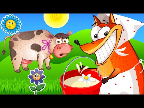 Para Niños en Español. Canciones de Animales para Empezar el Día con Alegría. Zorro y Pollo!