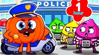 Wee-woo, Brave Policeman | Dad Opens His Own Police 3 | Nursery Rhyme & Kids Song | PP Stories