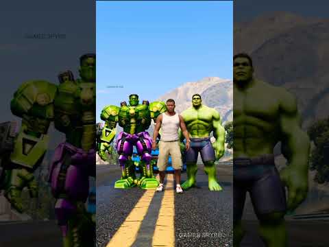 Robot Hulk And Chotu Hulk Fight Against Big Venom And Green Gorilla 😱#shorts