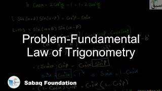 Problem-Fundamental Law of Trigonometry