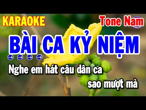 Karaoke Bài Ca Kỷ Niệm Tone Nam Nhạc Sống Beat Dễ Hát Nhất 2025 | Thanh Hải Karaoke