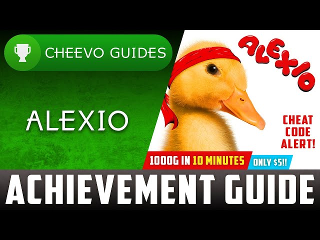 Alexio - Achievement / Trophy Guide (Xbox) **1000G IN 10 MINUTES W/ CHEATS**