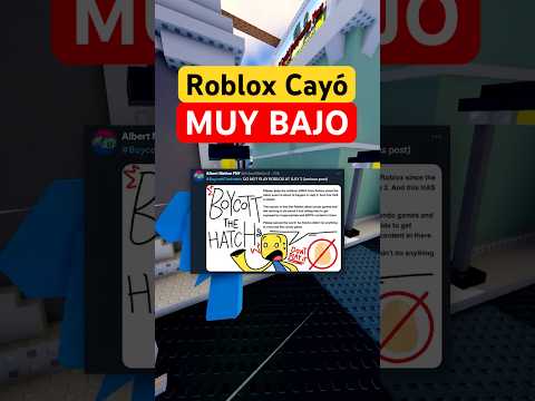 😔 Roblox Cayó Muy Bajo.. #roblox #games #shorts