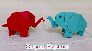 Origami Elephant 🐘 | Paper Craft Idea | DIY Paper Elephant | Easy School Project | Origami Craft