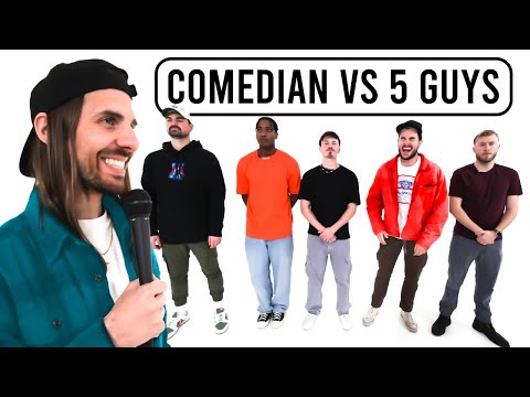5 Guys Try Not To Laugh Vs Professional Comedian
